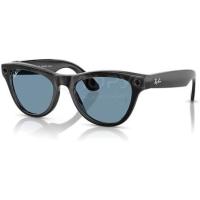 Ray Ban Meta Skyler RW4010 (Shiny Black/Transitions Cerulean Blue) M