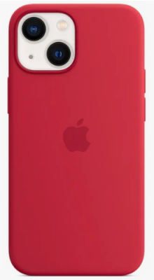 Фото 1 — Чехол защитный iPhone 13 Mini Silicone Case красный (Copy)