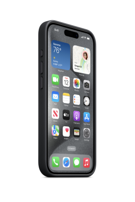 Фото 3 — Чехол защитный iPhone 15 Pro FineWoven Case with MagSafe Premium Black