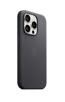 Фото 2 — Чехол защитный iPhone 15 Pro FineWoven Case with MagSafe Premium Black