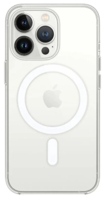 Фото 1 — Защитная крышка Clear Case iPhone 14 Pro Max MagSafe TPU (прозрачная)