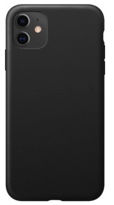 Фото 1 — Чехол защитный "vlp" Silicone Сase для iPhone 11, черный