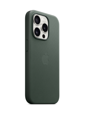 Фото 2 — Чехол защитный iPhone 15 Pro Max FineWoven Case with MagSafe Premium Evergreen