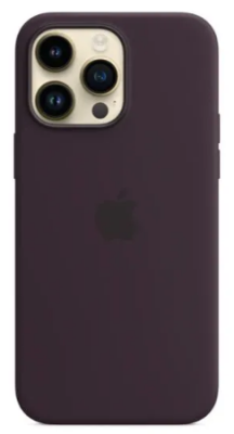 Фото 1 — Чехол защитный iPhone 14 Pro Silicon Case Elderberry (original)